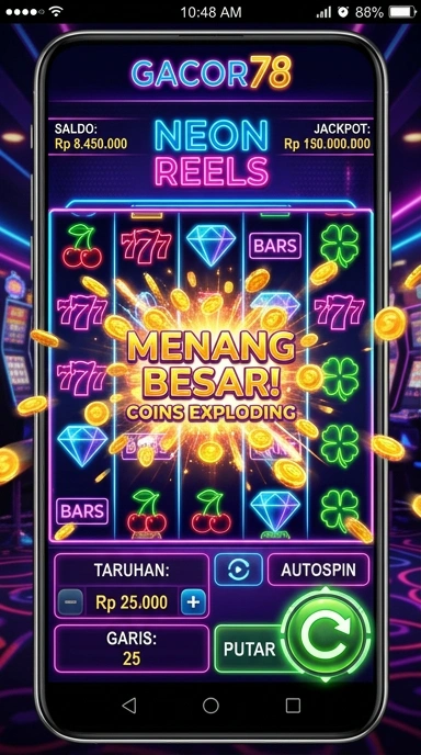 Screenshot daftar aplikasi populer di pusat unduh gacor78.