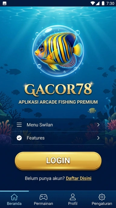 Pengguna menikmati kemudahan menjelajahi aplikasi di gacor78.